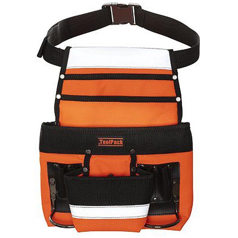ToolPack Hi Vis Tool Holster Rugged Durable Belt Attachment For Work Belts Ideal For Contractors.